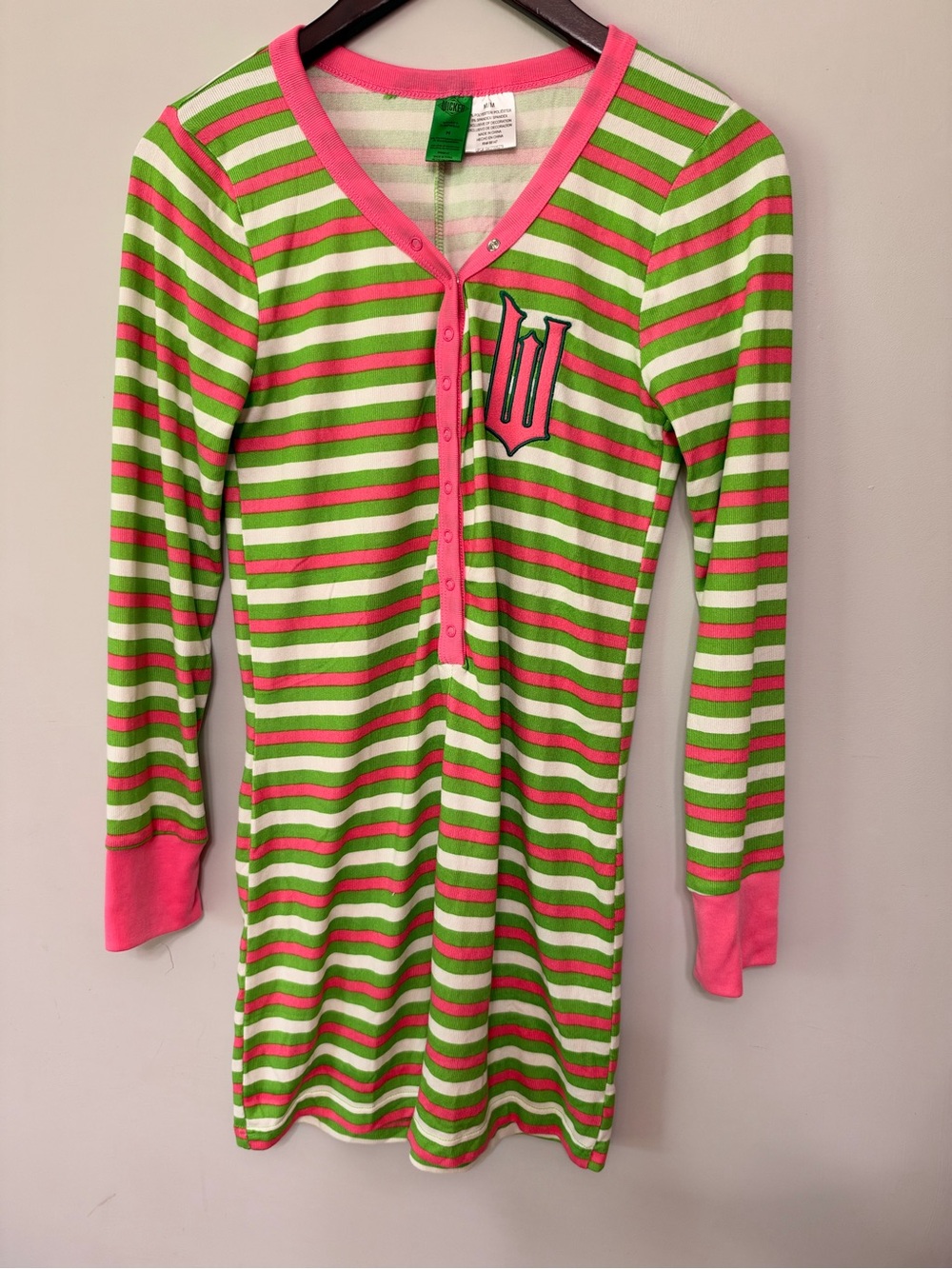 Wicked Striped Sleep Romper